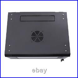 4U Server Cabinet Case Wall Mounted Network Server Data Cabinet Enclosure Rack