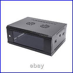 4U Server Cabinet Case Wall Mounted Network Server Data Cabinet Enclosure Rack