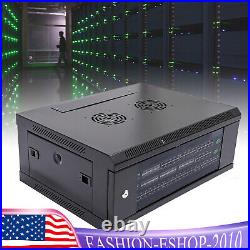 4U Server Cabinet Case Wall Mounted Network Server Data Cabinet Enclosure Rack