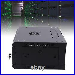 4U Server Cabinet Case Wall Mounted Network Server Data Cabinet Enclosure Rack