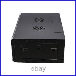 4U Server Cabinet Case Wall Mounted Network Server Data Cabinet Enclosure Rack