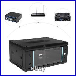 4U Wall Mount IT Network Server Rack Cabinet Enclosure Rack Locking Box 24 Deep 4U Wall Mount IT Network Server Rack Cabinet Enclosure Rack Locking Box 24 Deep