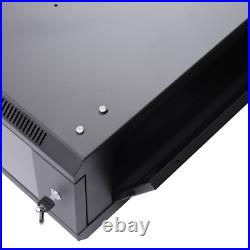 4U Wall Mount Network Server Data Cabinet Rack Enclosure Rack Glass Door Lock US 4U Wall Mount Network Server Data Cabinet Rack Enclosure Rack Glass Door Lock US