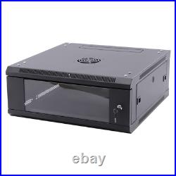 4U Wall Mount Network Server Data Cabinet Rack Enclosure Rack Glass Door Lock US 4U Wall Mount Network Server Data Cabinet Rack Enclosure Rack Glass Door Lock US