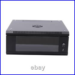 4U Wall Mount Network Server Data Cabinet Rack Enclosure Rack Glass Door Lock US 4U Wall Mount Network Server Data Cabinet Rack Enclosure Rack Glass Door Lock US