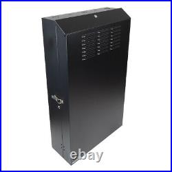 5U Vertical Enclosure Wall Mount Rack Low Profile Cabinet 36 Server Depth Black