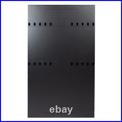 5U Vertical Enclosure Wall Mount Rack Low Profile Cabinet 36 Server Depth Black