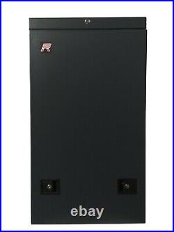 6U IT Rack 35'' Deep Enclosure Vertical Upload Cabinet Door Lock with Hardware