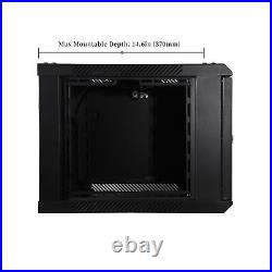 6U Performance Wall Mount Server Cabinet Network Rack Enclosure, Quiet Coolin 6U Performance Wall Mount Server Cabinet Network Rack Enclosure, Quiet Coolin