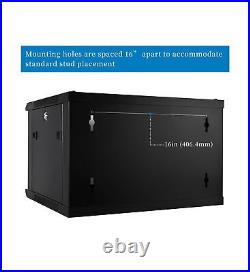 6U Performance Wall Mount Server Cabinet Network Rack Enclosure, Quiet Coolin 6U Performance Wall Mount Server Cabinet Network Rack Enclosure, Quiet Coolin