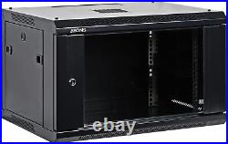 6U Professional Wall Mount Network Server Cabinet Enclosure 19-Inch Server Rack