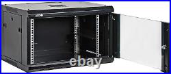 6U Professional Wall Mount Network Server Cabinet Enclosure 19-Inch Server Rack