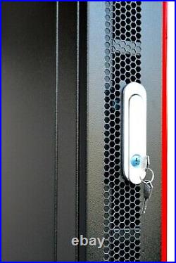 6U Rack Wall and Floor Server Enclosure Cabinet with PDU Shelf Fan -Hardware