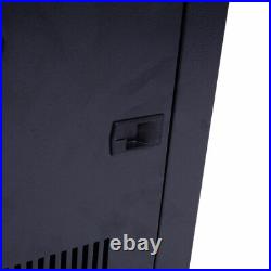 6U Router Server Network Equipment Data Cabinet Enclosure Rack Glass Door With Fan