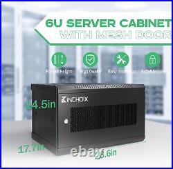 6U Server Cabinet Wall Mount Network Rack Enclosure Cabinet Enclosure for Comput 6U Server Cabinet Wall Mount Network Rack Enclosure Cabinet Enclosure for Comput