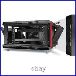 6U Sysracks Wall Mount IT Data Network Server Rack Cabinet Enclosure 24 Depth