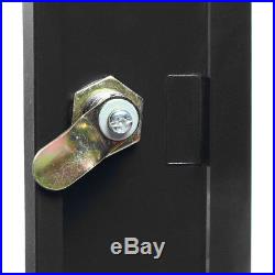 6U Wall Mount Network Server 16 Inch IT Cabinet Rack Enclosure Glass Door Lock