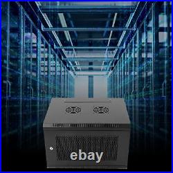 6U Wall Mount Network Server Rack Cabinet Enclosure Door Lock 22.417.714.6 In 6U Wall Mount Network Server Rack Cabinet Enclosure Door Lock 22.417.714.6 In