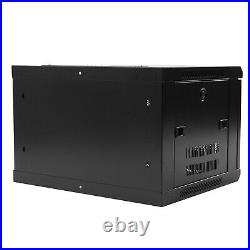 6U Wall Mount Network Server Rack Cabinet Enclosure Door Lock 22.417.714.6 In 6U Wall Mount Network Server Rack Cabinet Enclosure Door Lock 22.417.714.6 In