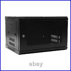 6U Wall Mount Network Server Rack Cabinet Enclosure Door Lock 22.417.714.6 In 6U Wall Mount Network Server Rack Cabinet Enclosure Door Lock 22.417.714.6 In