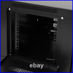 6U Wall Mount Network Server Rack Cabinet Enclosure Door Lock 22.417.714.6 In 6U Wall Mount Network Server Rack Cabinet Enclosure Door Lock 22.417.714.6 In