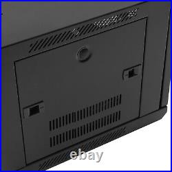 6U Wall Mount Server Cabinet Network Rack Vented Enclosure & Locking Door 132lbs