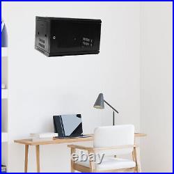 6U Wall Mount Server Cabinet Network Rack Vented Enclosure Locking Door Durable 6U Wall Mount Server Cabinet Network Rack Vented Enclosure Locking Door Durable