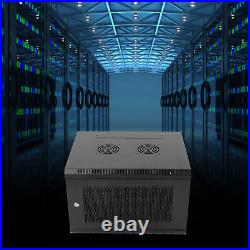 6U Wall Mount Server Cabinet Network Rack Vented Enclosure Locking Door Durable 6U Wall Mount Server Cabinet Network Rack Vented Enclosure Locking Door Durable
