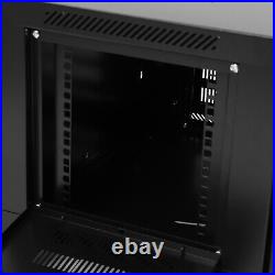 6U Wall Mount Server Cabinet Network Rack Vented Enclosure Locking Door Durable 6U Wall Mount Server Cabinet Network Rack Vented Enclosure Locking Door Durable