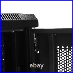 9U Wall Mount IT Network Equipment Server Cabinet Enclosure Rack Locking Door US