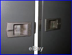 9U Wall Mount Network Server Data Cabinet Enclosure Rack Glass Door Lock with Fan