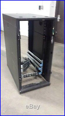 APC 19 rack mount 24RU rolling server cabinet NetShelter SX Enclosure 24U