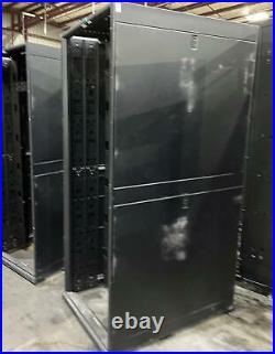 APC AR3000 NetShelter 45U Server Rack Cabinet Enclosure sides No Doors Grade B