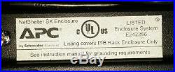APC E242296 Netshelter SX Enclosure 42U Rack Mount Server Cabinet PICKUP 92841