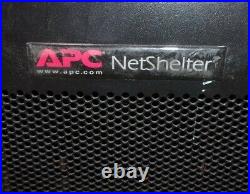 APC NetShelter AR100HD 13U Wall-Mountable Rack Cabinet Enclosure SEE NOTES