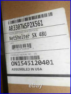 APC NetShelter SX 48U Server Rack Enclosure White 750mm x1200mm AR3307W