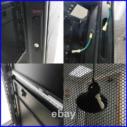 APC NetShelter SX AR3100 Server Rack 42U Cabinet 19 Rack-Mount 2250 lbs Black
