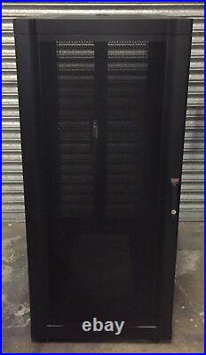APC NetShelter VS 25U Server Cabinet Rack Enclosure with Side Panels AR2805BLK