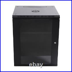 Data Wall Cabinet Wall Mount Server Data Cabinet Enclosure Rack Network Box 15U