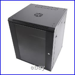 Data Wall Cabinet Wall Mount Server Data Cabinet Enclosure Rack Network Box 15U