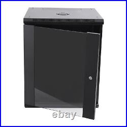 Data Wall Cabinet Wall Mount Server Data Cabinet Enclosure Rack Network Box 15U