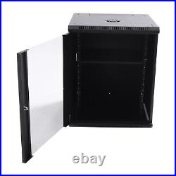 Data Wall Cabinet Wall Mount Server Data Cabinet Enclosure Rack Network Box 15U