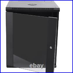 Data Wall Cabinet Wall Mount Server Data Cabinet Enclosure Rack Network Box 15U