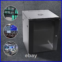 Data Wall Cabinet Wall Mount Server Data Cabinet Enclosure Rack Network Box 15U