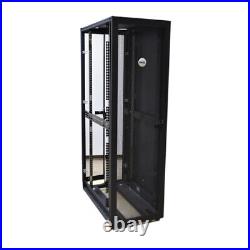 Dell 08P157 Black 42U Rack Enclosure Server Cabinet 78.3 x 42.9 23.75