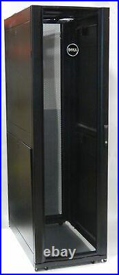 Dell APC AR3100X717 SX 42U Rolling Server Rack Cabinet Enclosure