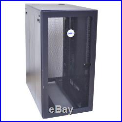 Dell PS38S 24U 19 Server Rack Cabinet Enclosure 24W x 40D x 47H No Keys