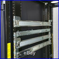 Dell Powered 4210 Series 42u Black Server Cabinet Rack Enclosure Us-0r3066 #1