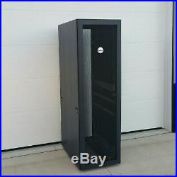 Dell Powered 4210 Series 42u Black Server Cabinet Rack Enclosure Us-0r3066 #2