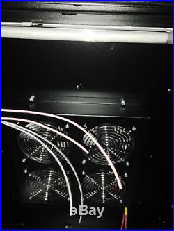 EATON B-Line 42U Network Server Rack Cabinet Enclosure 84 x 29 x 30 4 fans